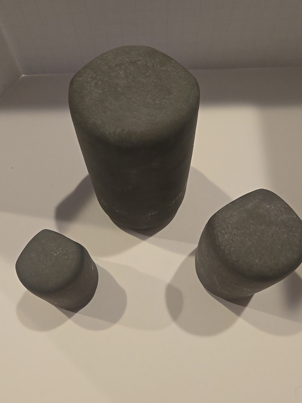 IKEA TONAD decoration set of 3 Concrete Owls Gray Statue Accents - Picture 8 of 12